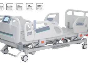 液晶触控显示ICU电动五功能护理床